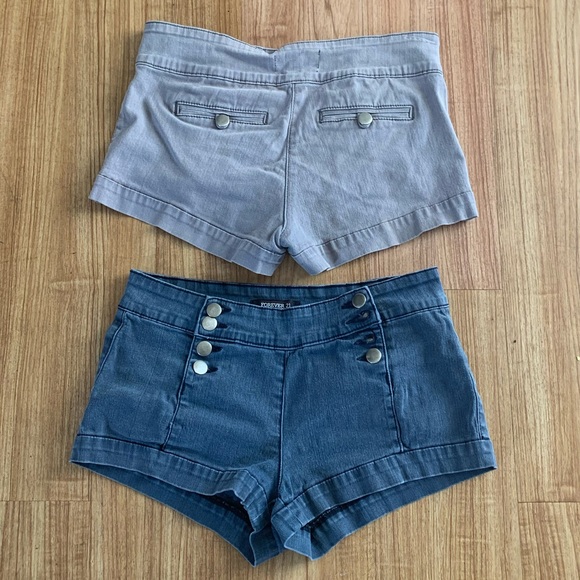 Forever 21 Denim Shorts - Picture 2 of 7
